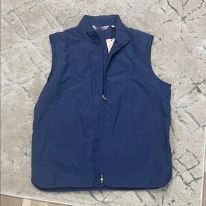 New Peter Millar Navy Vest for Men